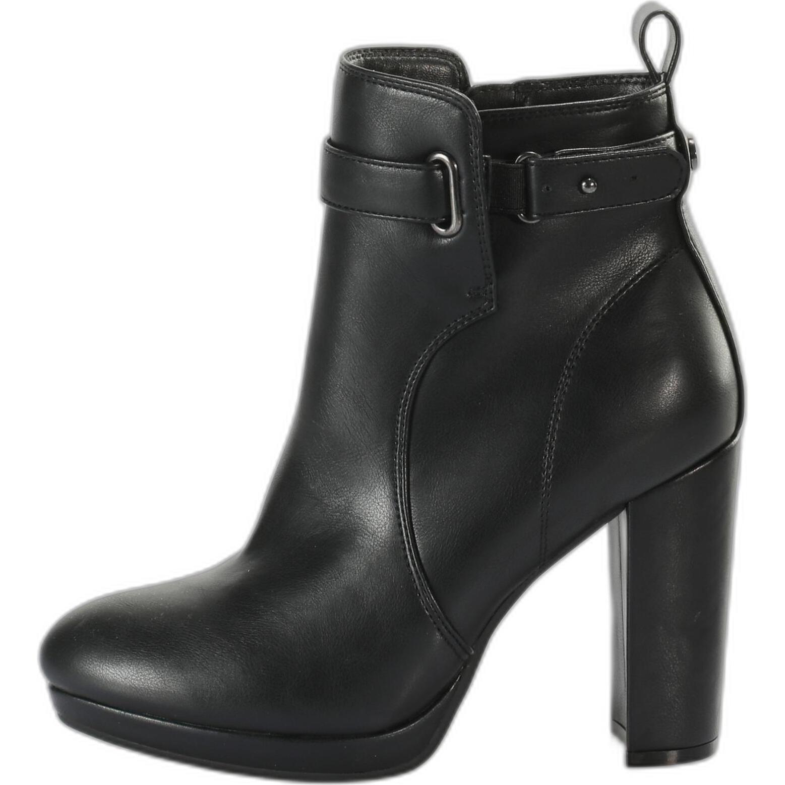 Buffalo, Damen, Boots + Stiefel, vegane nappa-stiefeletten audrina 2, Schwarz, (40)