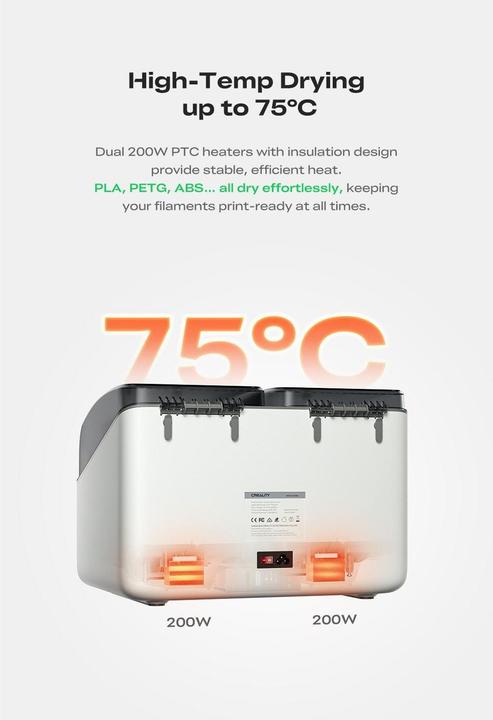 Image du produit Creality Filament Trockenbox SpacePi X4 l