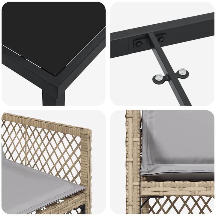 Produktbild vidaXL Outdoortisch-Set (140 x 70 x 73 cm)