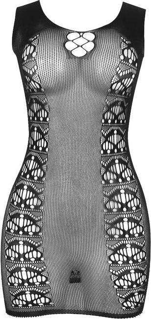 Produktbild Subblime 952167 Kurzer Elastischer Netz-Bodystocking Schwarz Eine Grã–Sse (One Size)
