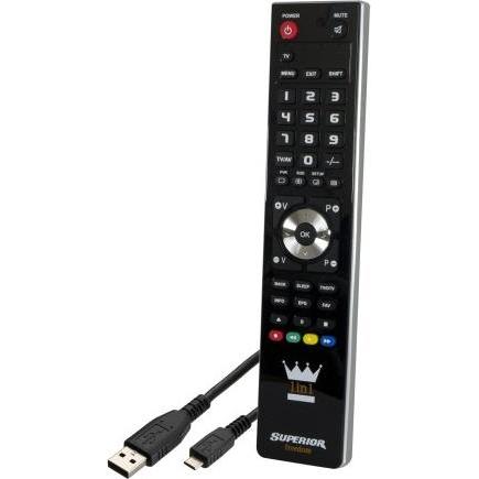 Superior Libertà-1/1 (Telecomando universale, Infrarossi), Telecomando, Nero