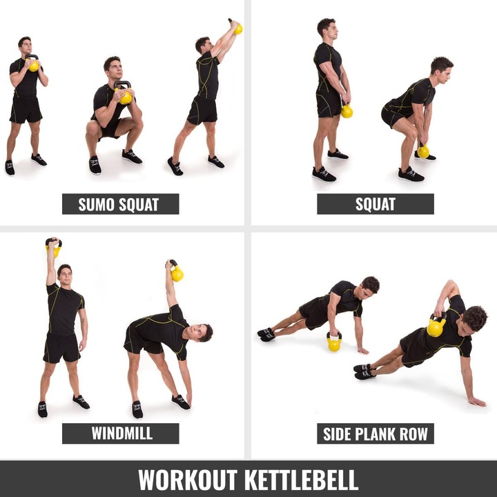 Actual product image Gorilla Sports Kettlebell (1 x 8 kg, 1 x 12 kg, 1 x 4 kg, 1 x 28 kg, 1 x 22 kg, 1 x 16 kg, 1 x 14 kg, 1 x 18 kg, 1 x 32 kg, 1 x 30 kg, 1 x 20 kg, 1 x 24 kg)