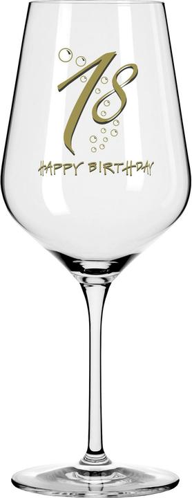 Produktbild Wate Weinglas Happy Birthday 18 (Rotweingläser)