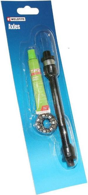 Weldtite Hollow rear wheel axle with grease and ball cage