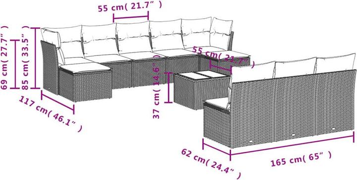Produktbild vidaXL Casen