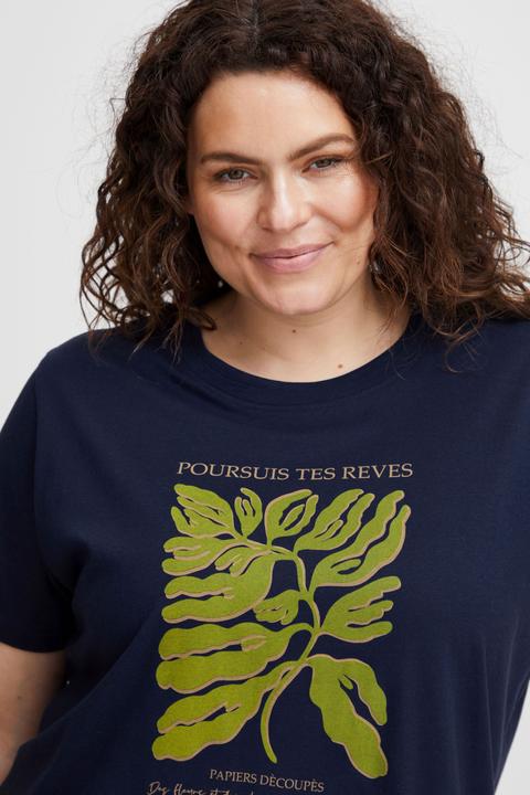 Image du produit Fransa Plus Size Selection - FPETTA TEE 1 - T-shirt - 20612958 (M)