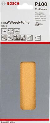 Produktbild Bosch Professional Zubehör Schwingschleifpapier mit Klett (120)