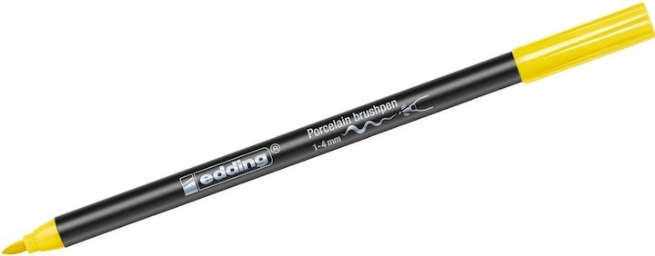 Image du produit Edding Porzellan Pinselstift (Jaune, 4 mm, 1 x)