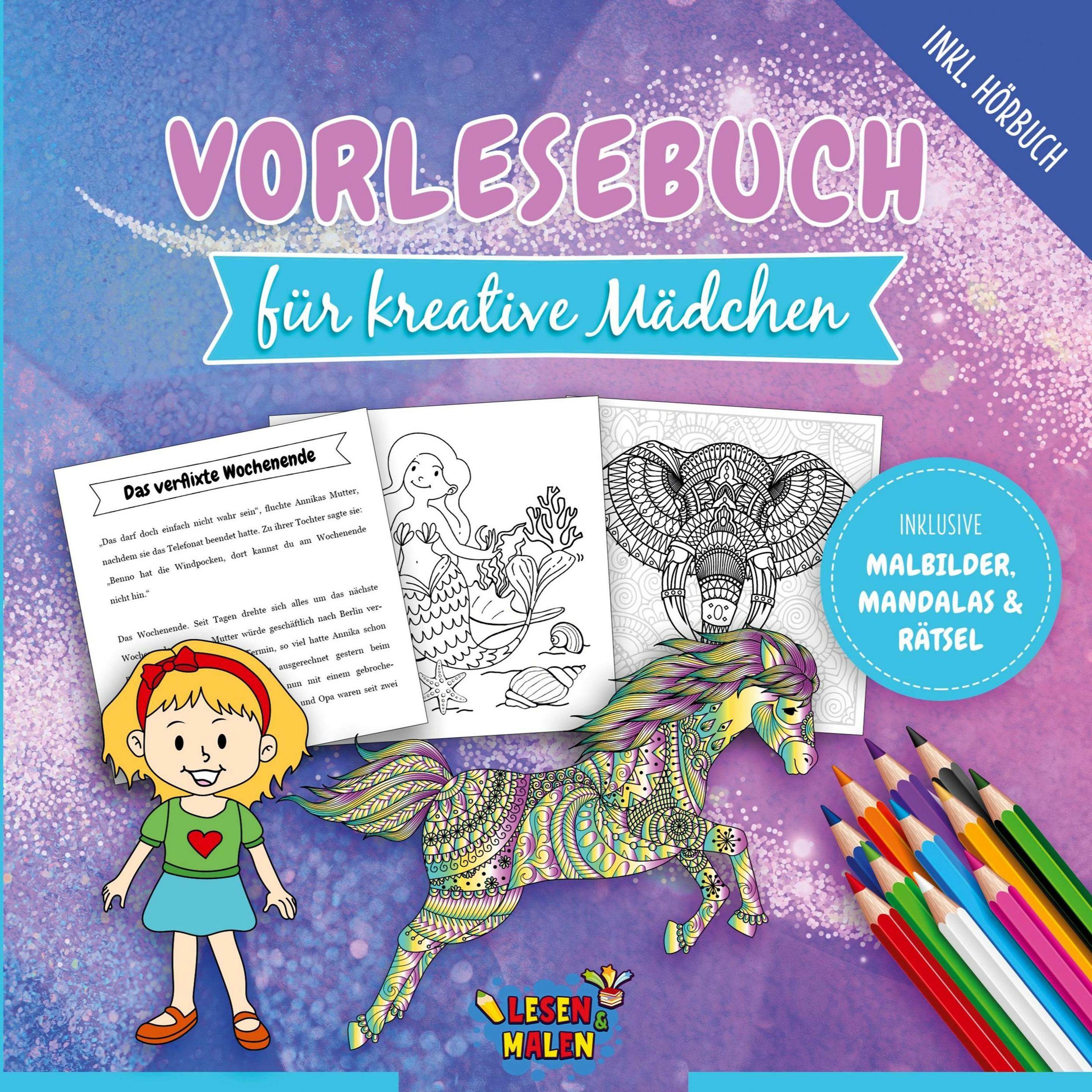 Vorlesebuch fr kreative Mdchen, Kinderbücher von Lesen und Malen