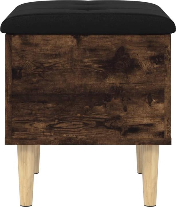 Immagine prodotto VidaXL Panca con contenitore in rovere fumé 42x42x46 cm (42 cm)