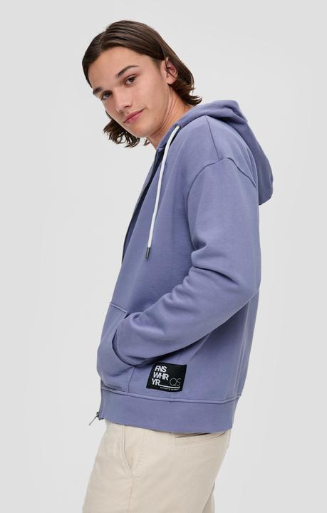Produktbild s.Oliver Sweatshirt Jacke Sweatshirt-Jacke mit Kapuze (M)