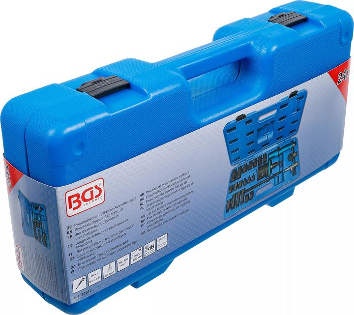 Actual product image BGS Pneumatic injector extractor set