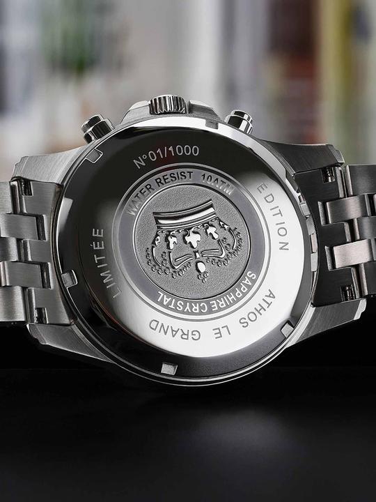 Immagine prodotto Louis XVI LXVI3520 Herrenuhr Athos le Grand 2.0 Diamond 48mm 10ATM (Orologio da polso analogico, 48 mm)