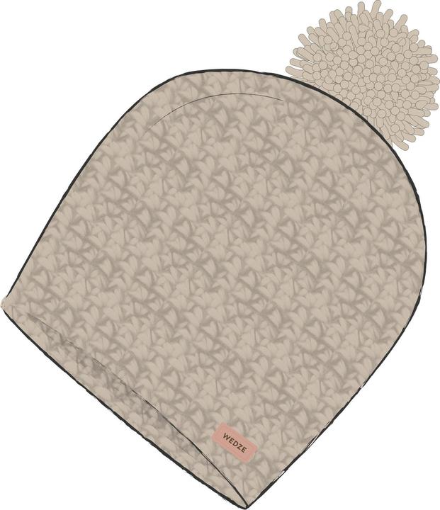 Actual product image Wedze Mütze Erwachsene Made in France - Timeless 500 beige (One size)