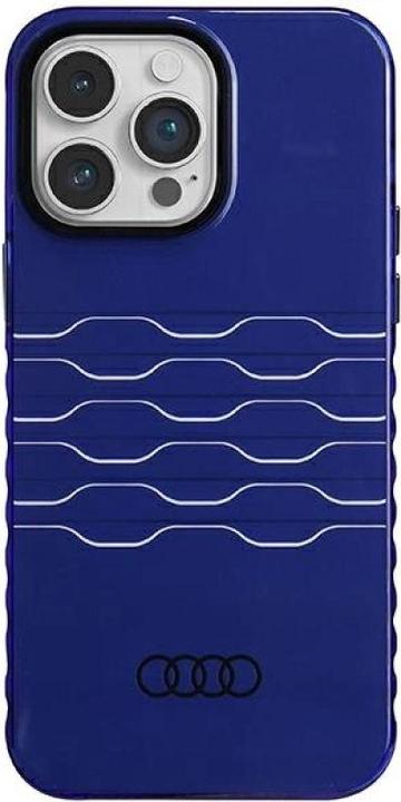 Actual product image Audi IML MagSafe case for iPhone 14 Pro Max - blue (Apple iPhone 14 Pro Max)
