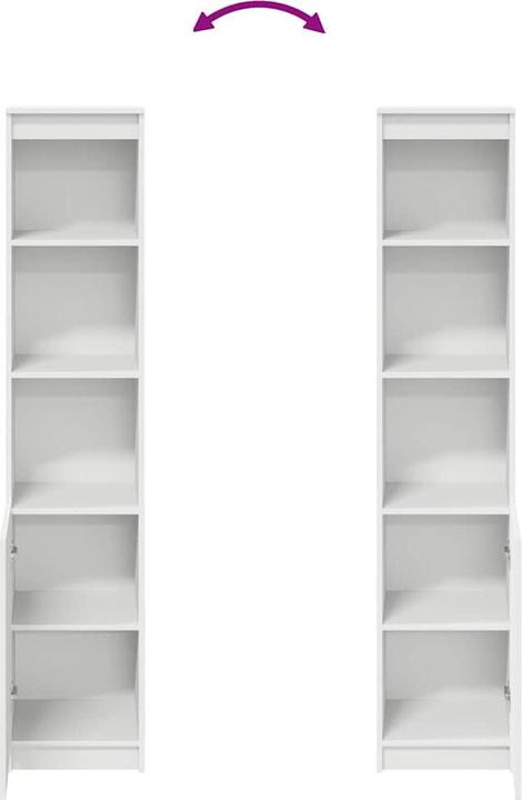 Produktbild vidaXL Highboard (37.50 x 35 x 180 cm)