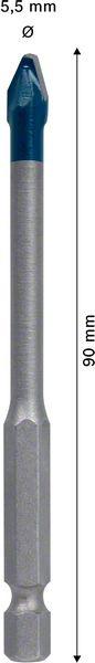 Productafbeelding Bosch Professional Zubehör EXPERT HEX-9 Hard keramische boor 5,5 x 90 mm (5,5 millimeter)