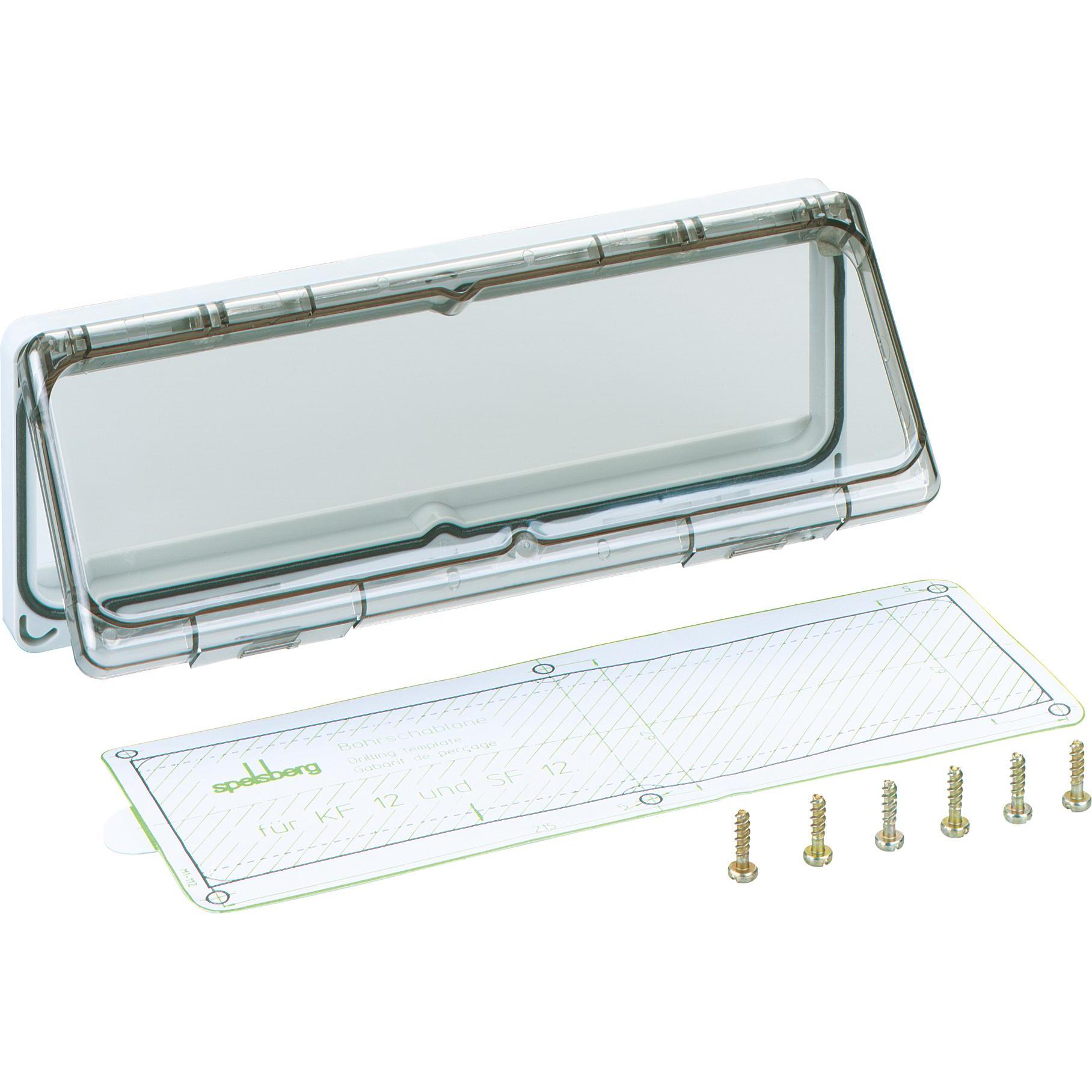 Spelsberg Klappfenster KF12, Serverschrank Zubehör, Transparent