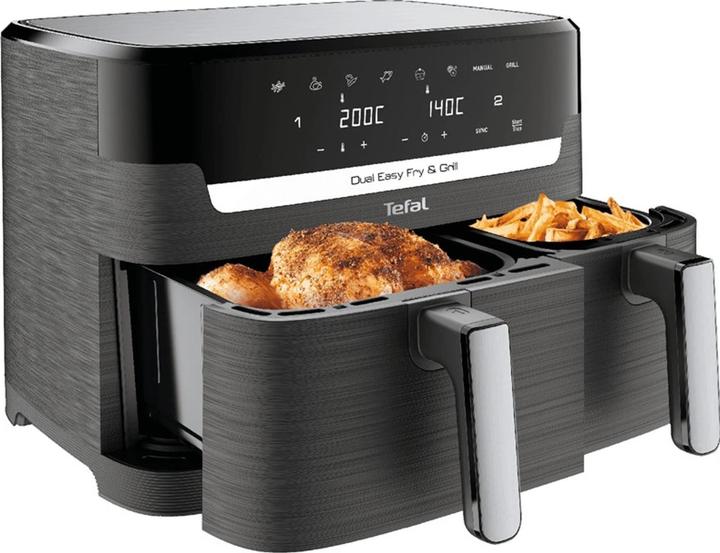 Produktbild Tefal Dual Easy Fry & Grill EY905B - Heteluchtfriteuse - 2700W - 8,3L