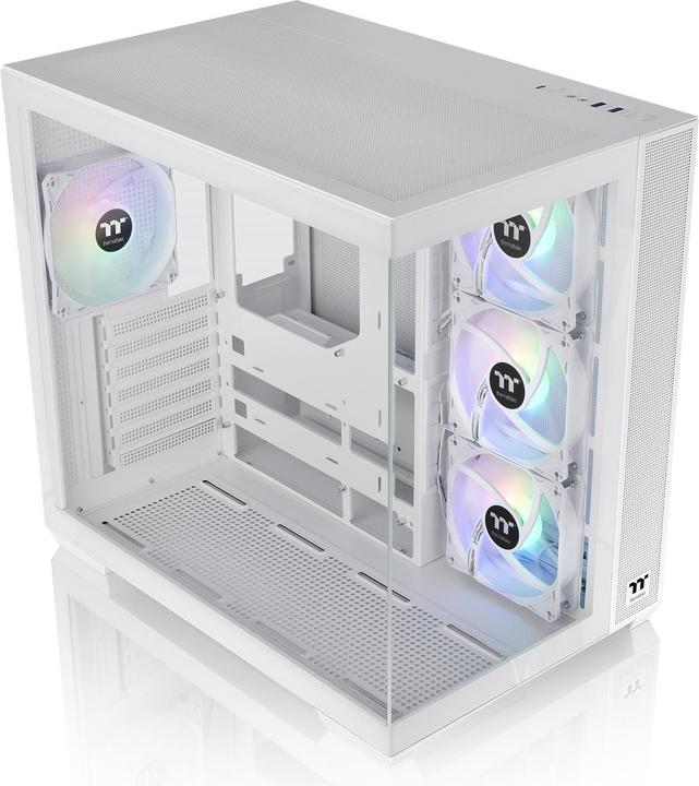 Actual product image Thermaltake View 380 TG ARGB Snow White (ATX, mATX, Mini-ITX)