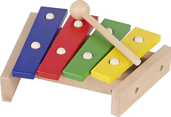 Produktbild Goki Holz-Xylophon 4 Töne (Deutsch, Englisch, Französisch, Italienisch)