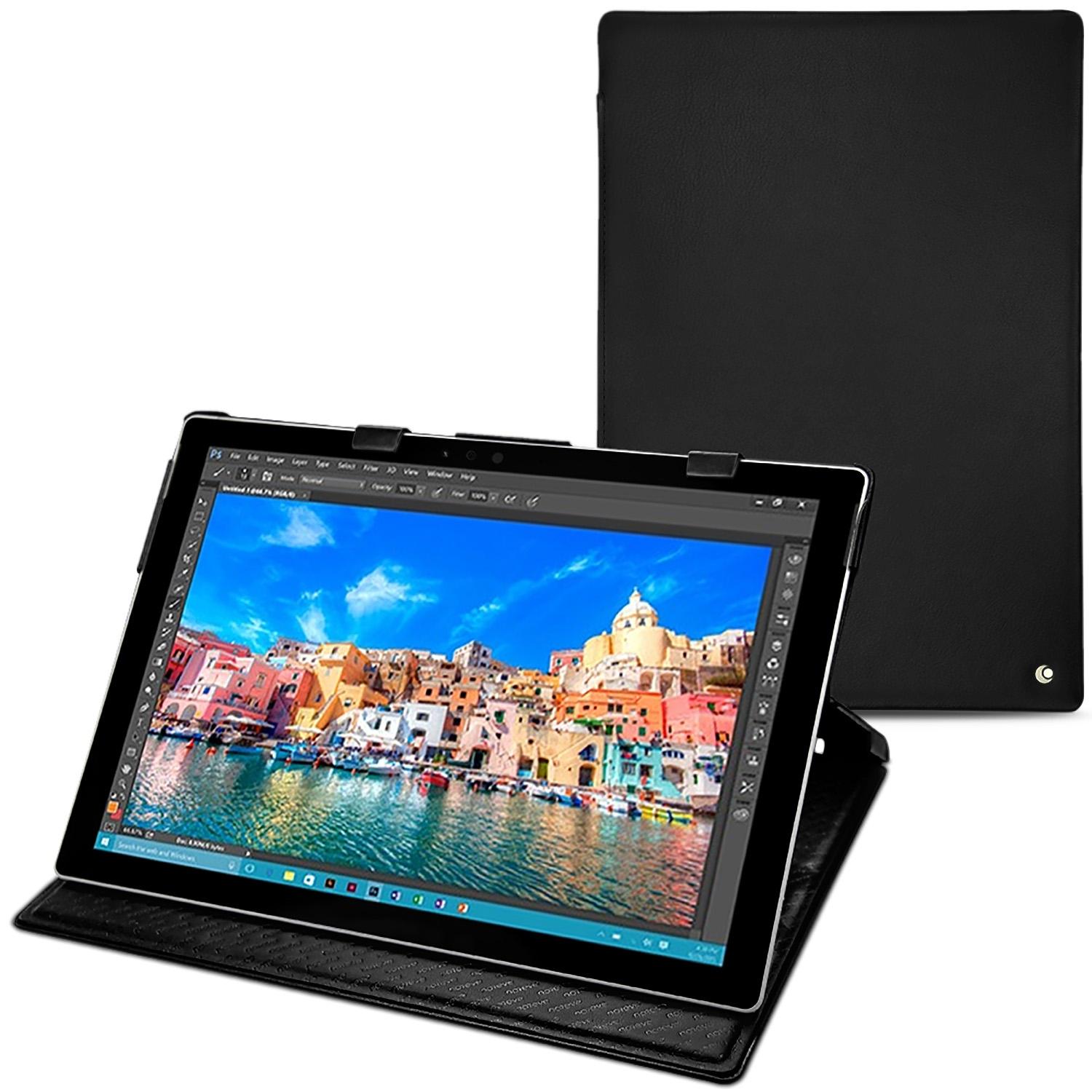 Noreve Lederschutzhülle (Diverse), Tablet Hülle, Schwarz