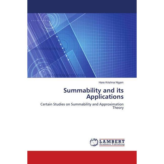 Summability and its Applications, Fachbücher