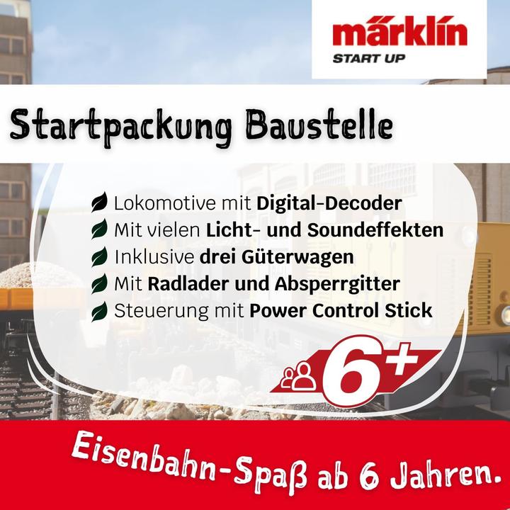 Actual product image Märklin 29188 - Construction site starter pack (Track H0)