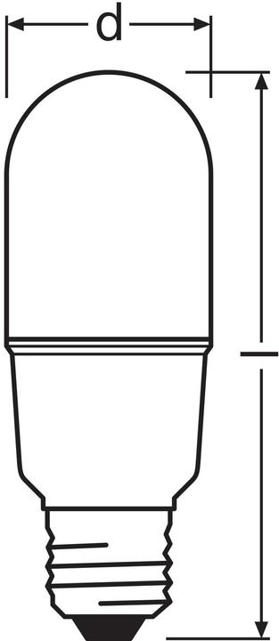 Produktbild Osram Led Star Stick (E27, 806 lm, 1x)