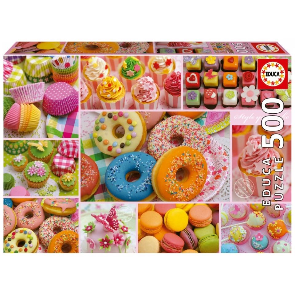 Educa 19904 Πάζλ 500Τεμ. Sweet Party Collage