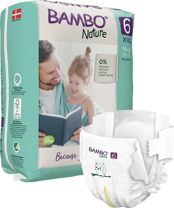 Actual product image Bambo Bio diapers (Size 6, Pack, 20 Piece)