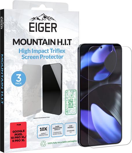 Actual product image Eiger Display-Folie (3er-Pack) Mountain H.I.T Clear (3 pcs., Google Pixel 10 Pro XL)