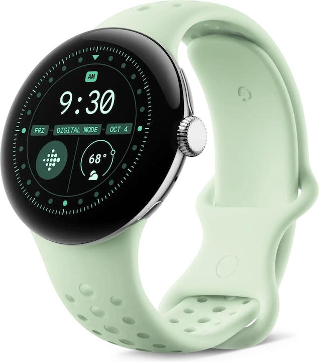 Actual product image Google Pixel Watch 3 (41mm), Active Sport Band (Stainless steel, Silicone)