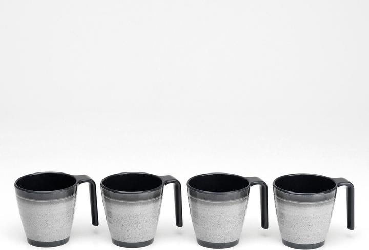 Flamefield Stapelbecher m.Griff grau 4SZ