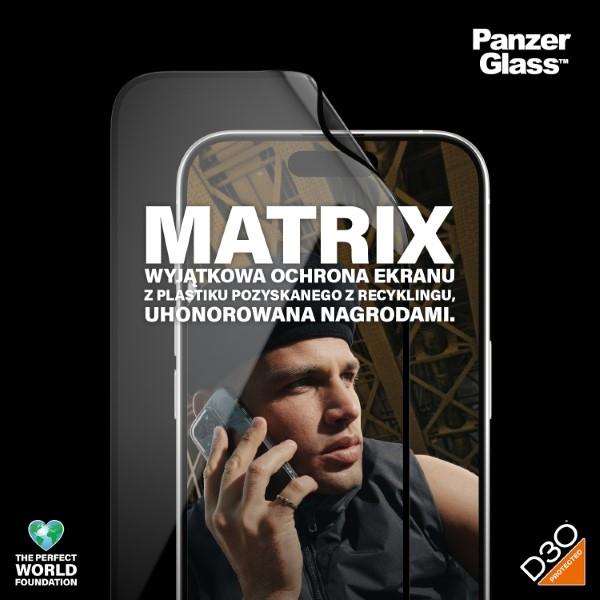 Actual product image PanzerGlass MATRIX Screen Protector with D3O (1 pcs., Apple iPhone 15 Pro)