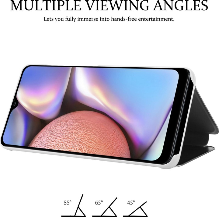 Actual product image Cadorabo Book Smart View Mirror Cover (Samsung Galaxy A10s)