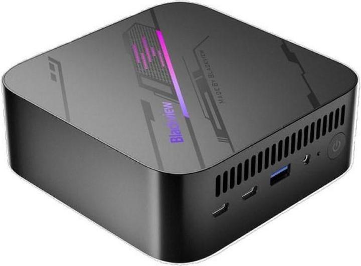 Actual product image Blackview MP100 Pro (Mini PC - i5 - 512 Go ROM, 16 Go RAM) Noir (512 GB, 16 GB, Intel Core i5-12450H, Intel Iris Graphics)