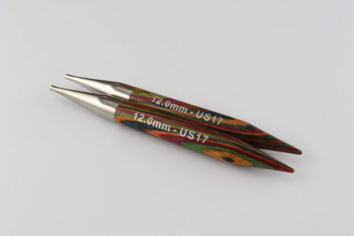 Actual product image Knitpro Interchangeable circular knitting needles SYMFONIE 12.00 mm 10 cm 2 pcs