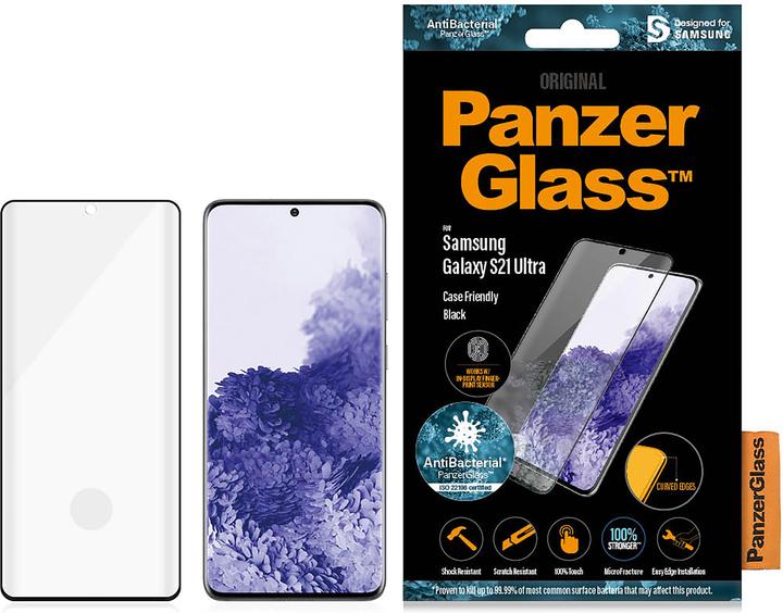 Produktbild PanzerGlass CaseFriendly Fingerprint (1 Stück, Samsung Galaxy S21 Ultra 5G)