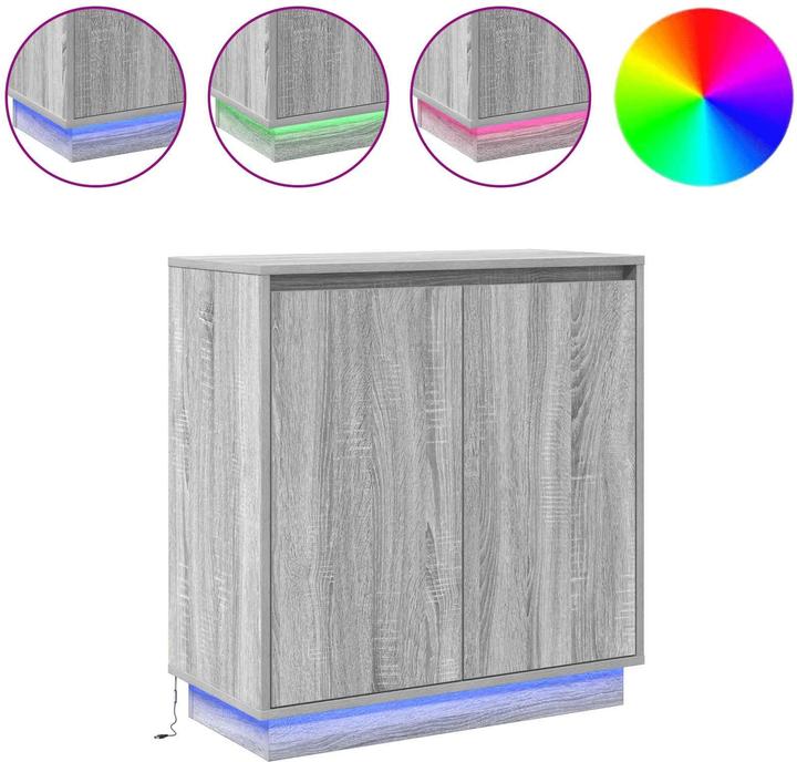 Actual product image vidaXL LED Aufbewahrungseinheit (34.50 x 34.50 x 75 cm)