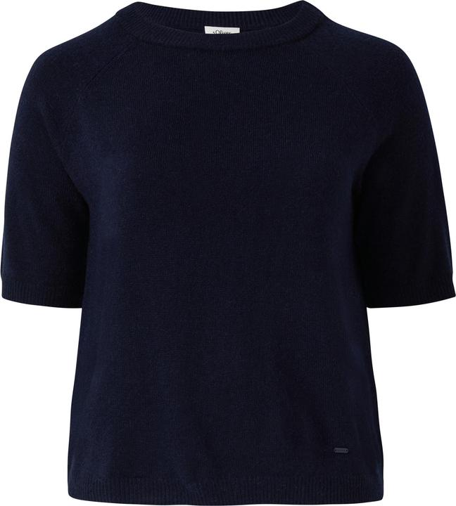 Produktbild s.Oliver Strickpullover Kurzarmpullover aus Alpakamix (46)