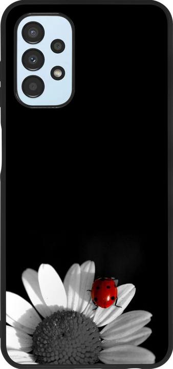 Actual product image PhoneLook Coque Silicone rigide noir Black and white Cox (Samsung Galaxy A13 5G)