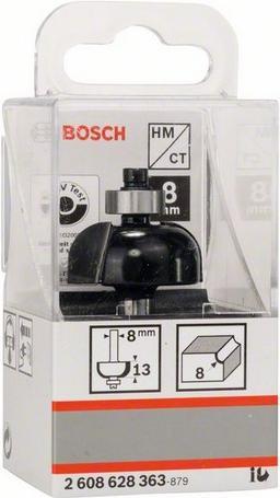 Actual product image Bosch Professional Zubehör Chamfer cutter, 8 mm, R1 8 mm, D 28.7 mm, L 13 mm, G 54 mm