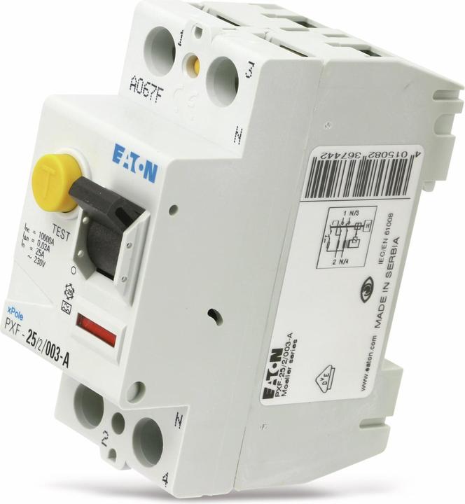 Produktbild Eaton FI-Schutzschalter 2polig 25 A
