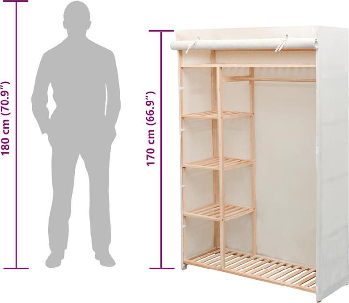 Image du produit vidaXL Leonardo (110 x 40 x 170 cm)