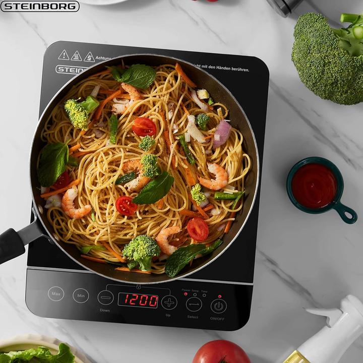 Actual product image Steinborg Induktionskochplatte mit Touch Bedienfeld
