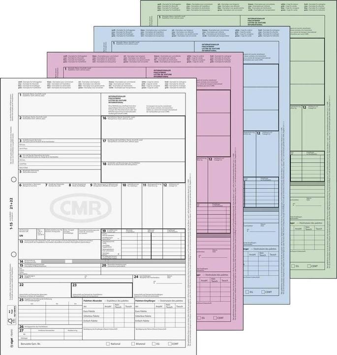 Produktbild Sigel 50 Frachtbrief CMR-Frachtbriefe (1 x)