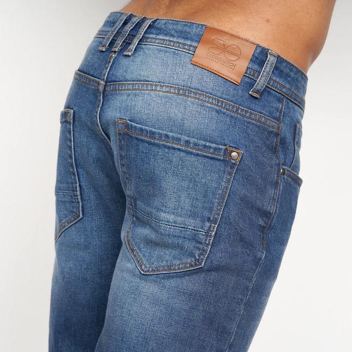 Actual product image Crosshatch Mens Sheldons Slim Jeans (Frequency band 38 (2600 MHz))