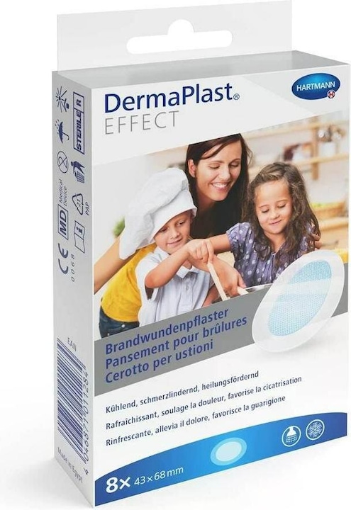 Produktbild DermaPlast Effect Brandwundenpflaster (8 x)