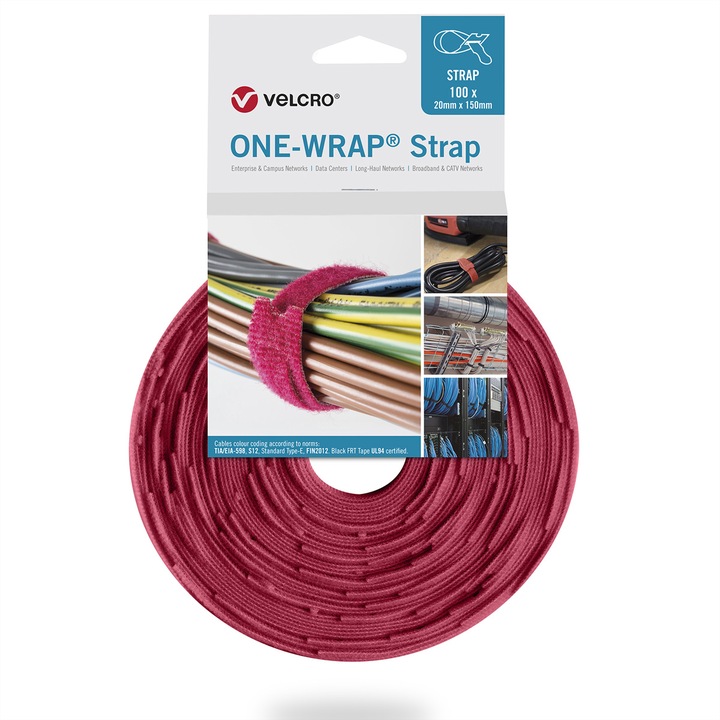 Immagine prodotto Velcro brand Fascetta professionale di marca (Fascette in velcro, 300 mm, 100 pz.)